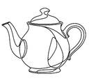 The Steeping Teapot logo